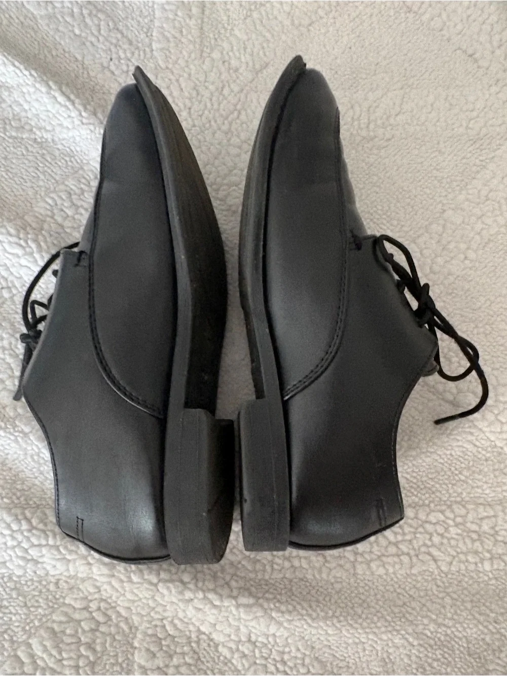 Black Dress Lace-Up Dress Shoes, Youth- big boy 3